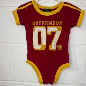 The Wizarding World of Harry Potter Universal Gryffindor Bodysuit 12 months